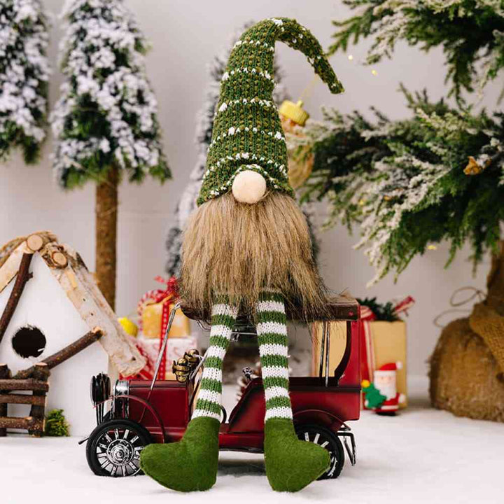 Adorable  Holiday Stocking Cap Faceless  Gnome