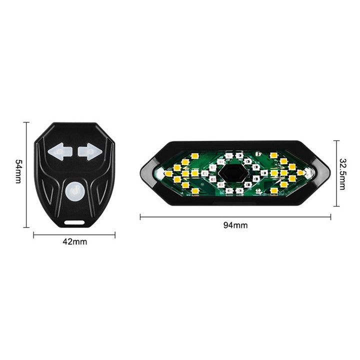Bike Turn Signals   Rear Light with Horn