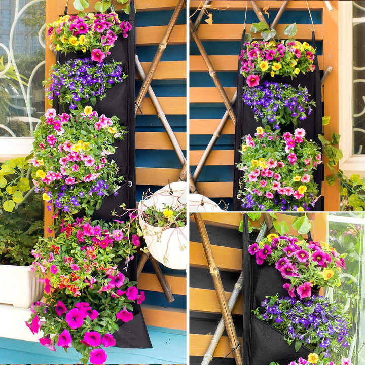 Vertical Hanging Garden Planter Flower Pots 6 & 9 Pocket