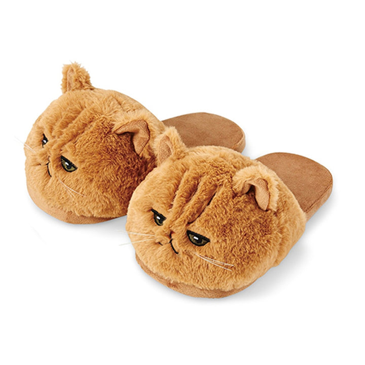 Cat Lover  Plush Kitten Slippers