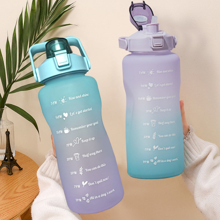 2 Liter Timed  Water Bottle