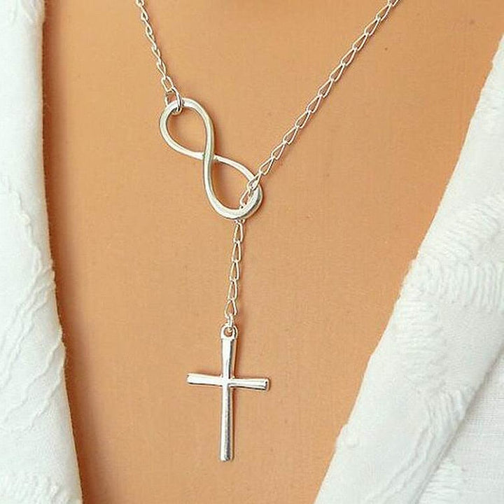 Infinite Cross Necklace