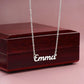 Name Necklace  Stainless & 18 K plated