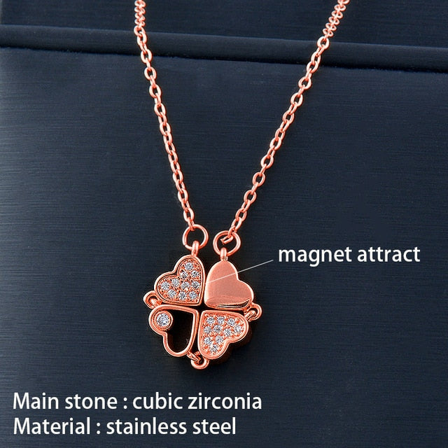 4 Generation Magnetic Heart Necklace