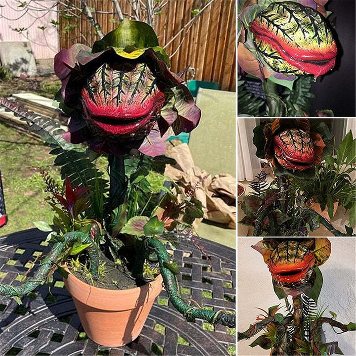 Creepy Piranha Plant Halloween Garden Decor