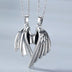 Angel Devil Wings Pair Lovers Necklace