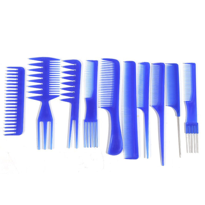 10pcs/Set Professional Hair Combs